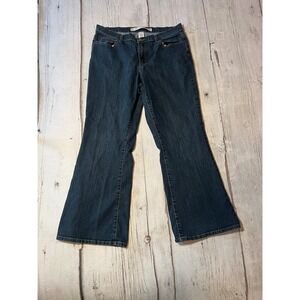 Y2K Venezia Jeans Womens Size 16 Flare Leg Dark Wash‎ Denim Pants Average
